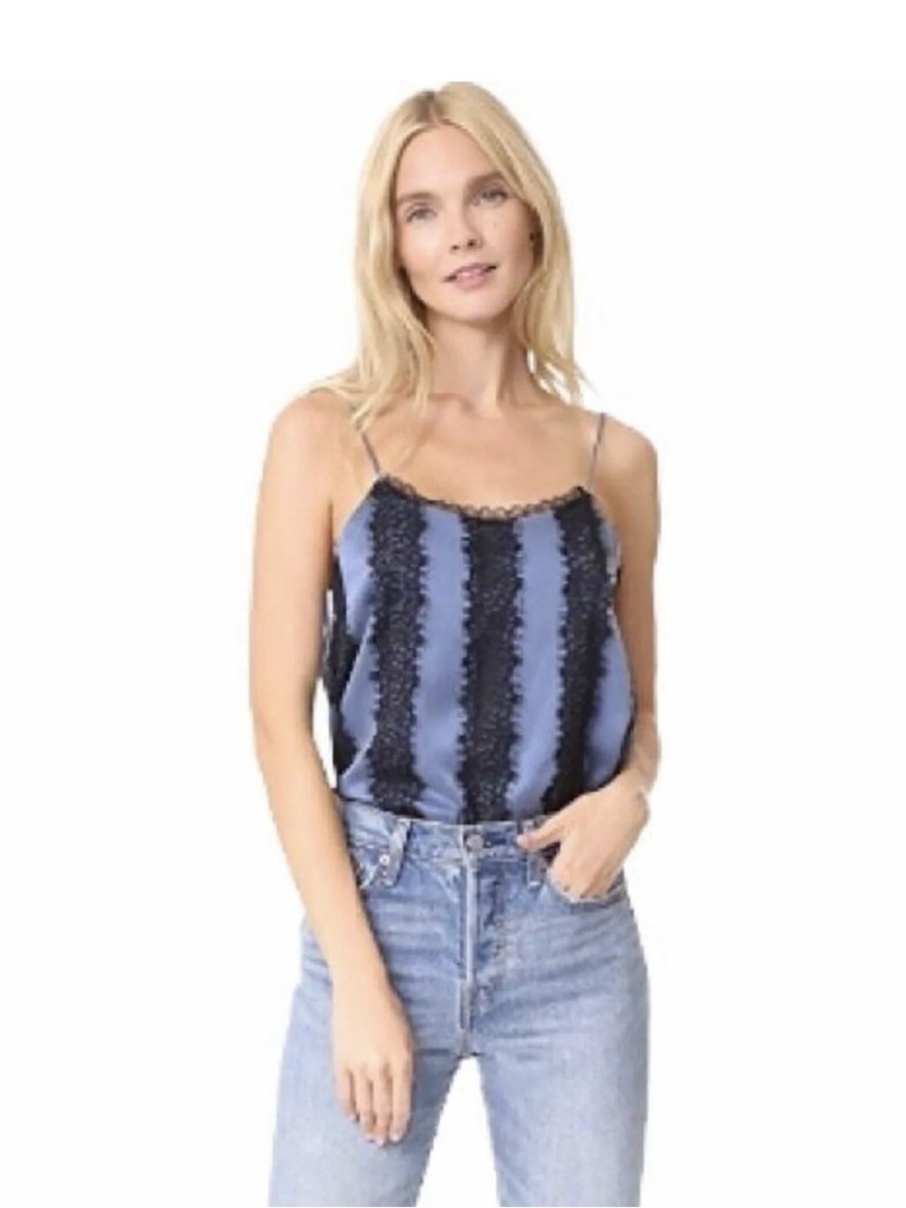 Alice + Olivia Moran Spaghetti Strap Silk Camisole Size M